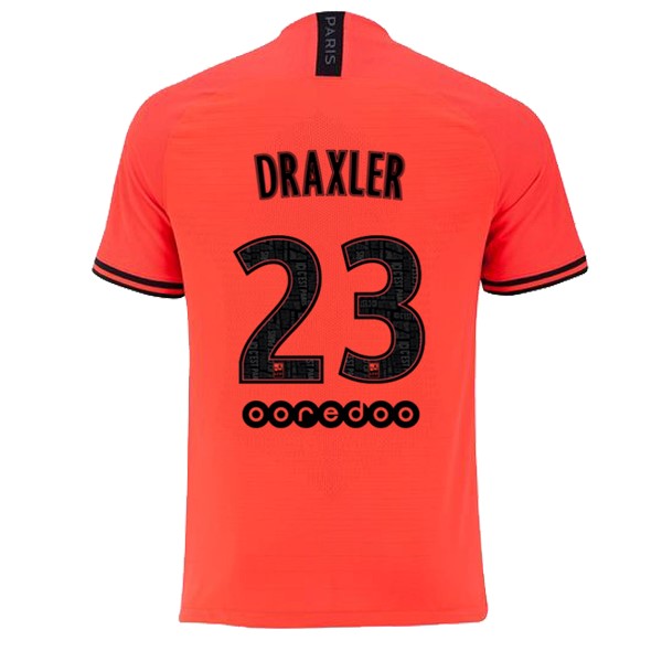 JORDAN Maillot Football Paris Saint Germain NO.23 Draxler Exterieur 2019-20 Orange
